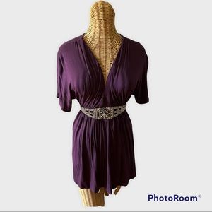 NWT Forever 21 Top with Attached Crystal Belt